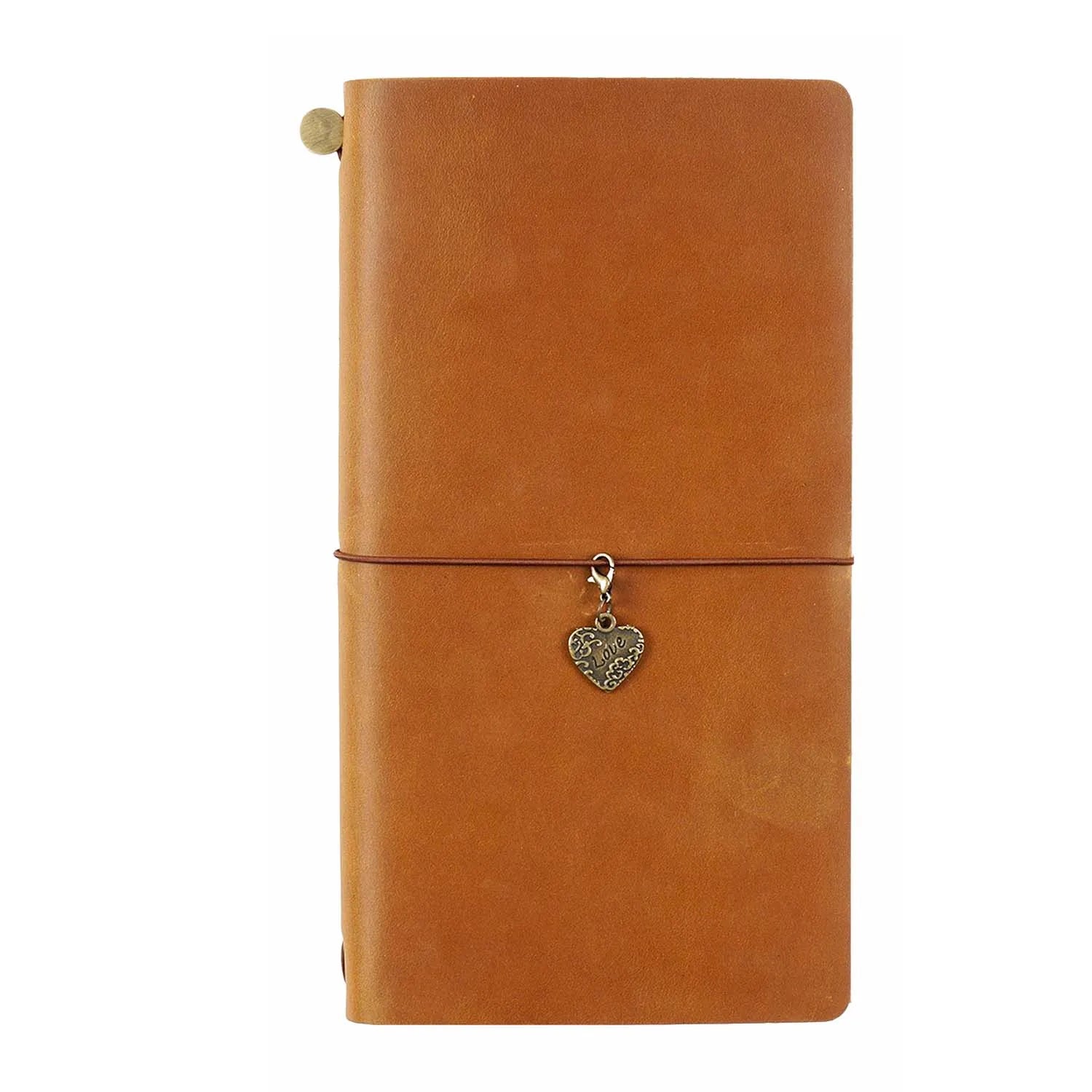 BAXTER Leder-Notizbuch Vintage – Handgefertigtes Reise-Tagebuch im Passformat