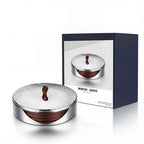 4er Set Luxus Leder Untersetzer mit Edelstahlbox – Premium Getränkeuntersetzer für Wohnraum, Bar & Büro