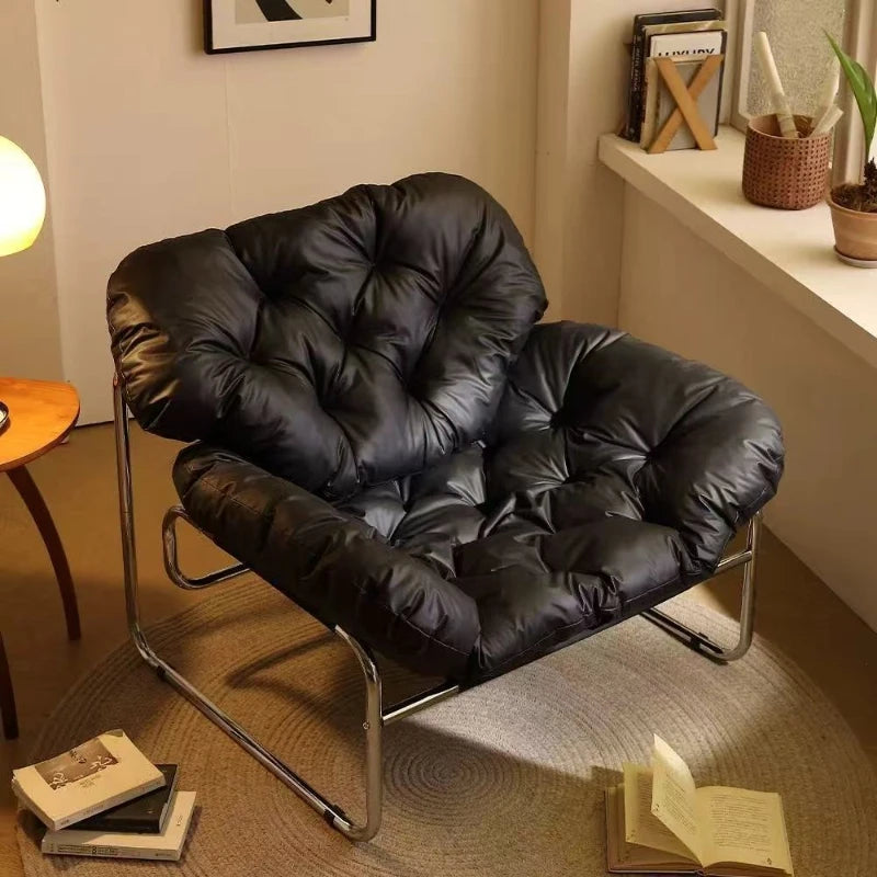 Verstellbarer Leder-Relaxsessel für Wohnzimmer – Confortabler Einzelsessel mit Armlehnen, ergonomischer Rückenlehne &amp; modernem Design 