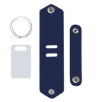 Personalisierter Leder-Schlüsselanhänger mit Foto & Gravur – Individueller Keyring mit Lasertext, emotionales Geschenk für Familie, Freunde & Partner