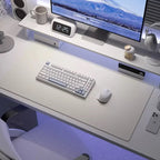 Großes Leder Mousepad & Desk Mat – Tragbare, wasserdichte PU Leder Schreibtischunterlage mit rutschfester Wildleder-Unterseite für Gaming & Büro