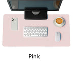 Großes Leder Mousepad & Desk Mat – Tragbare, wasserdichte PU Leder Schreibtischunterlage mit rutschfester Wildleder-Unterseite für Gaming & Büro