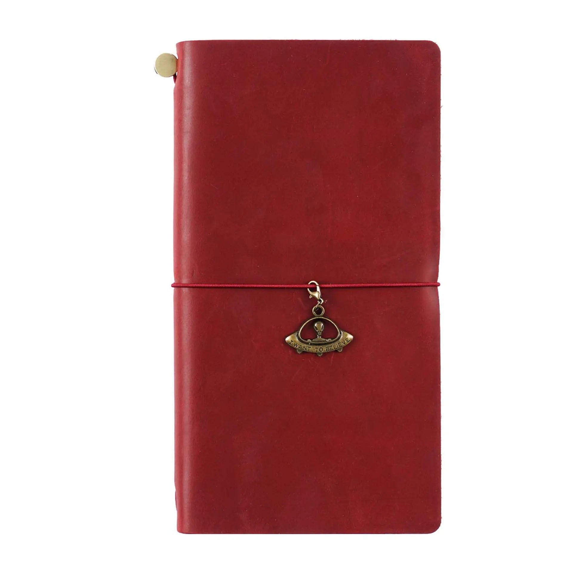 BAXTER Leder-Notizbuch Vintage – Handgefertigtes Reise-Tagebuch im Passformat