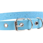 Vintage Punk Choker aus Kunstleder – Verstellbares Halsband mit Schnallen-Pin für Damen & Herren, Club- & Party-Accessoire