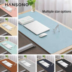Hansong Große PU-Leder Schreibtischunterlage – Wasserdichte Desk Pad & Gaming Mousepad für Büro, Homeoffice und PC-Arbeitsplätze
