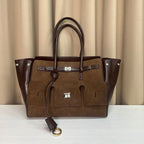 Luxus Wing Bag en cuir – Grand sac fourre-tout avec argent ou or, sac à main tendance pour femme. 