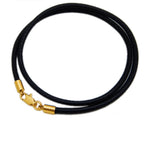 Geflochtene Lederkette Choker Schwarz & Braun – Lederhalskette mit Edelstahlverschluss für Damen & Herren