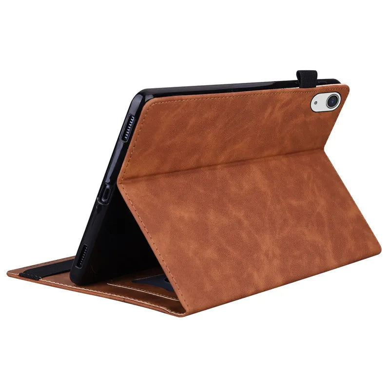 Luxury PU Leder Wallet Case für iPad 11 (11. Generation 2025 / A16) & iPad 10. Generation – Flip Cover mit Kartenfach & Standfunktion