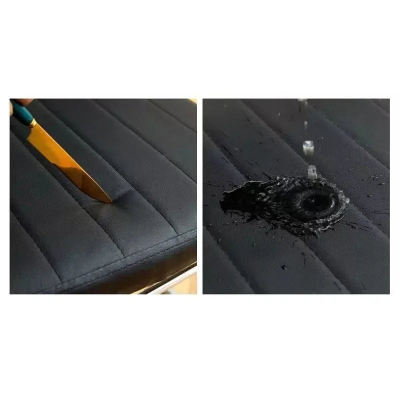 Moderne Konferenzstühle ohne Armlehnen – 5er Set ergonomische Bürostühle aus Kunstleder mit Lendenstütze für Meetingraum & Home Office