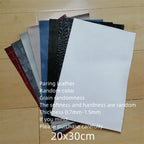 Erstklassiges Echtleder-Zuschnitt aus Kalbsleder – Petits étuis en cuir pour sacs à main, vêtements et travaux manuels de bricolage 