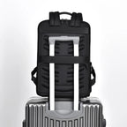 Sac à dos en cuir PU pour hommes – Fonction de chargement USB, sac à dos d'affaires et d'ordinateur portable plus moderne pour bureau et loisirs 