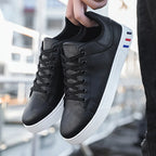 UXST Herren Sneaker 2024 – Hochwertige Leder Sportschuhe, Komfort Laufschuhe, Casual Designer Lace-Up, große Größen 