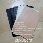 Erstklassiges Echtleder-Zuschnitt aus Kalbsleder – Petits étuis en cuir pour sacs à main, vêtements et travaux manuels de bricolage 