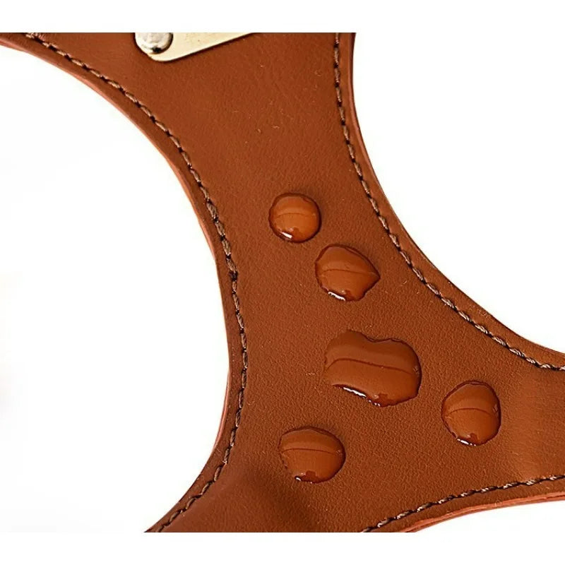 Weiches Leder Hundegeschirr mit Leine – Verstellbares, gepolstertes Brustgeschirr-Set für kleine & mittelgroße Hunde