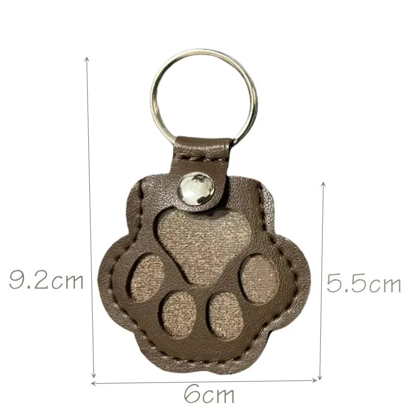 Leder Tierhaar Erinnerungs-Schlüsselanhänger – Emotionales Keepsake Keychain & Gedenk-Bag-Charm für Hunde- & Katzenliebhaber