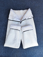 Herren Schaffell-Lederhose 2025 mit hohem Bund – Warme Echtlederhose aus Lammleder, winterfeste Casual Lederhose