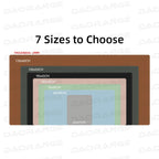 PU Leder Schreibtischunterlage in mehreren Größen – Wasserdichtes XXL Mouse Pad für Büro, Gaming & PC von DAORANGE