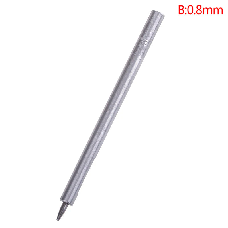 DIY Leder Lochstanzer – Präziser Rundloch-Hohlstanzer aus Stahl für Gürtel &amp; Lederhandwerk (0,5–2,5 mm) 