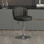 Drehbarer Nordic Barstuhl aus PU-Leder – Höhenverstellbarer moderner Barhocker im italienischen Design für Küche, Bar & Theke