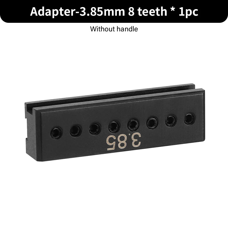 WUTA Modulares Adapter- & Schlagkopf-System für Lederwerkzeuge – Austauschbare Loch- & Stichaufsätze aus Edelstahl