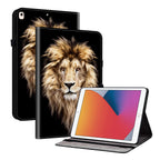 Funda de cuero premium para iPad Air 11 y 13 (2025), iPad Pro 11 y 13 (2024/2025), iPad 10.9 (2022), iPad 5.–8. Generación y iPad mini – Stoßfeste Schutzhülle aus PU-Leder