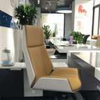 Executive Bürostuhl aus Leder – Komfortabler Konferenz- &amp; Computerstuhl für langes Sitzen, Homeoffice &amp; Mitarbeiterarbeitsplätze 