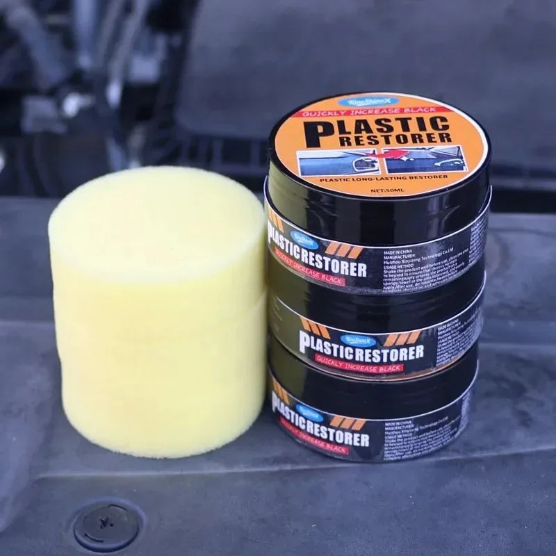 50 g Auto Innenraum Reparaturpaste – Kunststoff- & Leder Reparaturwachs für Armaturenbrett, Ledersitze & Pflege