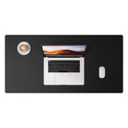 Tapis de bureau et tapis de souris en cuir PU pour bureau, bureau à domicile et école