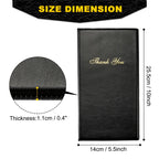 10er Set Leder Rechnungsmappe für Gastronomie – Hochwertige Guest Check Folder &amp; Rechnungspräsenter für Restaurant, Café &amp; Bar 