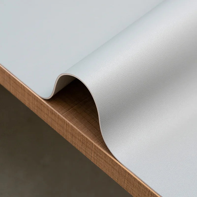 PU Leder Schreibtischunterlage – Große, rutschfeste Desk Mat für Büro, Laptop & Gaming in Blau, Braun, Schwarz oder Pink