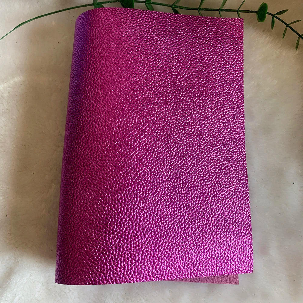 Metallisch glänzendes Echtleder Rindsleder – Gold & Silber Top Layer Leder 20 × 30 cm für DIY Taschen & Accessoires