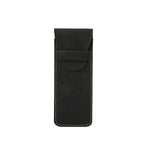 Vintage Leder Optik Stifteetui – Estuche para bolígrafos compacto para escuela, oficina y negocios | Mini Schreibwaren Organizer para mujeres y hombres 