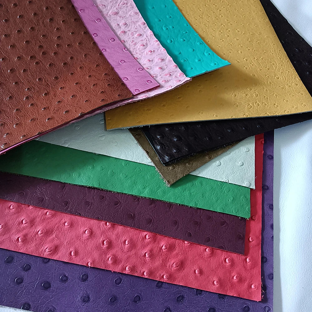 Geprägtes Echtleder Rindsleder Top Layer – Chromgegerbtes Leder 1,0–1,5 mm im A4-Format für DIY Taschen & Accessoires