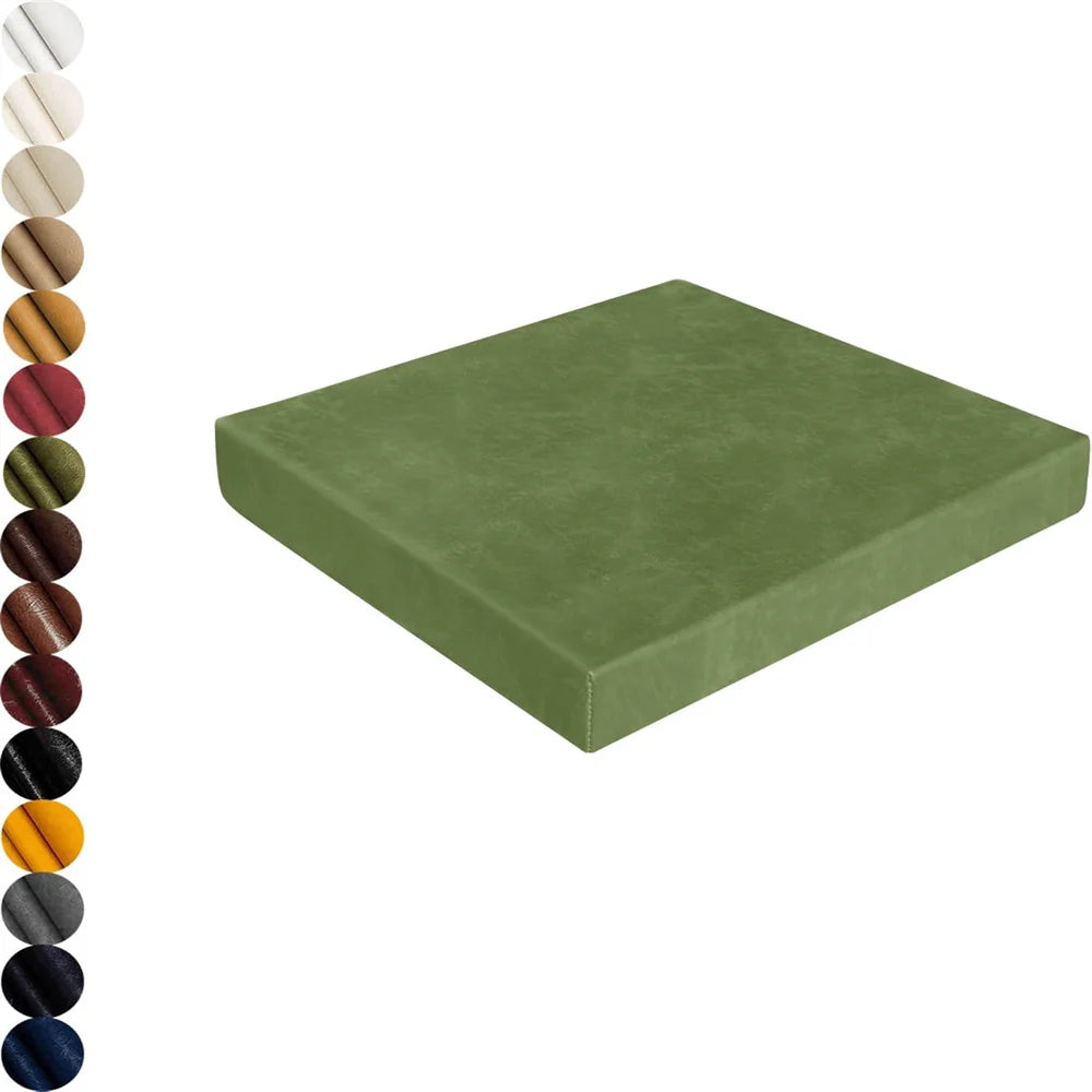 Maßgefertigtes wasserdichtes Sitzkissen aus Wax-Leder – Komfortable Bankauflage für Garten, Terrasse & Schaukel