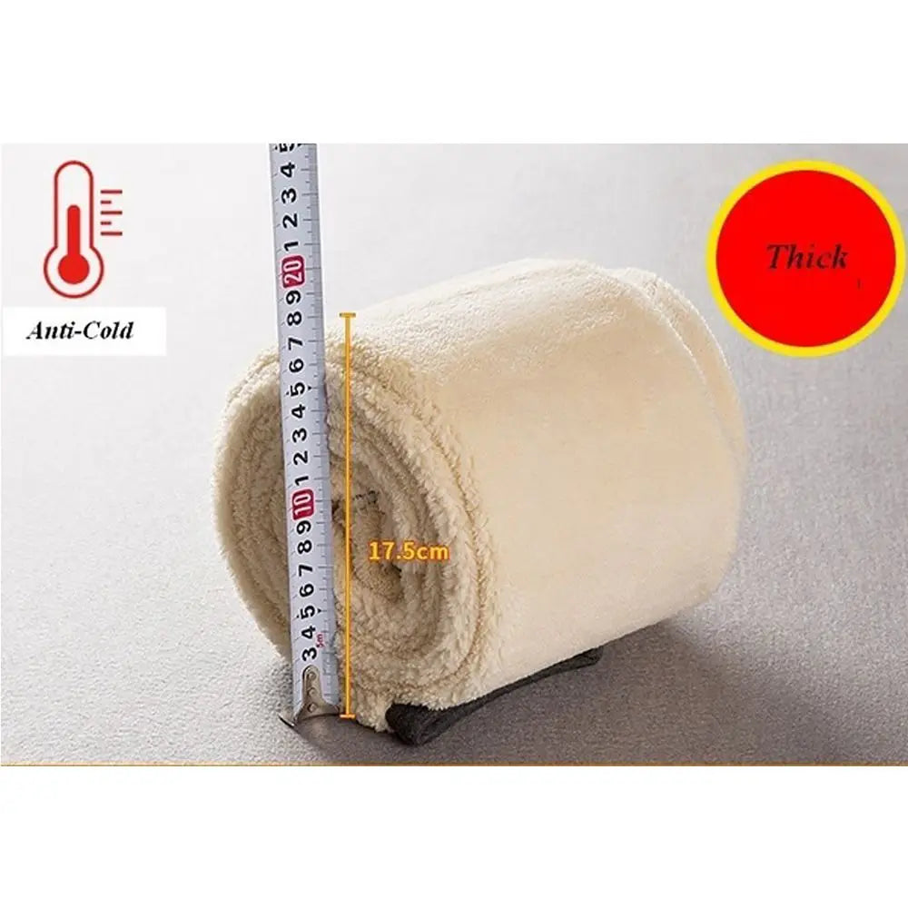 Leggings en polaire thermique pour femmes – Leggings d'hiver confectionnés avec cachemire, stretch et bequemer Passform 