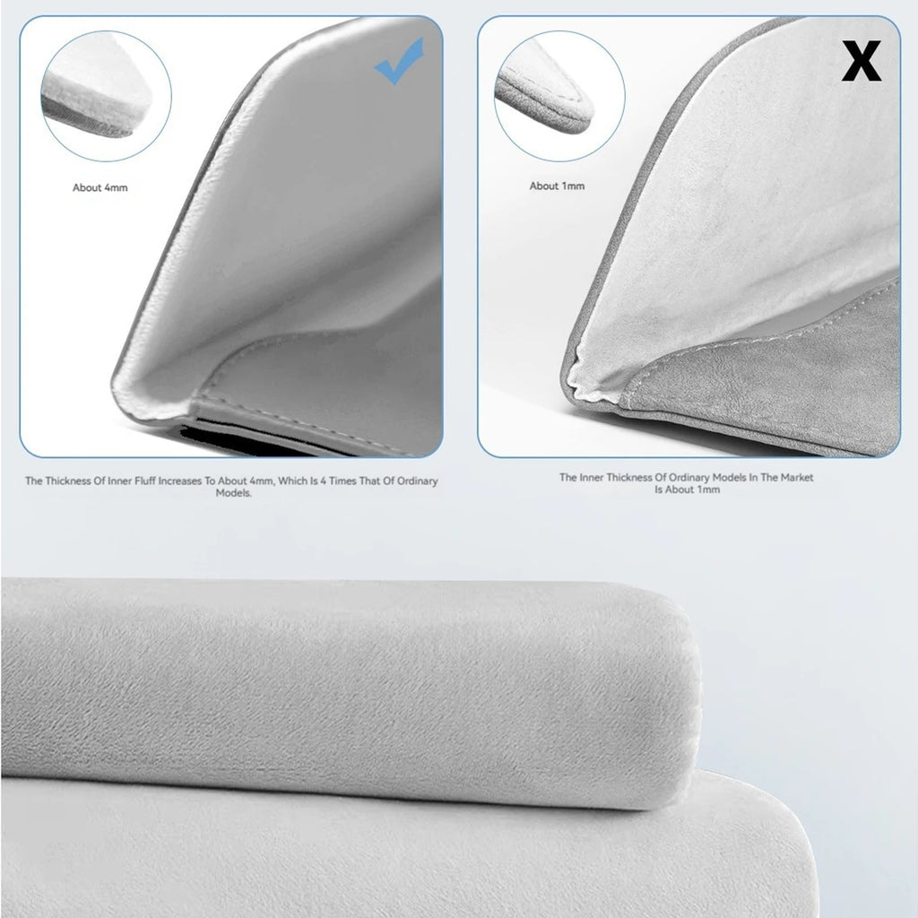 PU-Leder Laptop Sleeve – Schutzhülle für MacBook Air/Pro 13–16 Zoll, Xiaomi, Dell, HP, ASUS Notebook Case