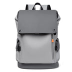 Hochwertiger PU-Leder Herren Laptop Rucksack – Wasserdicht, Große Business & Urban Notebook Tasche mit USB-Ladeanschluss