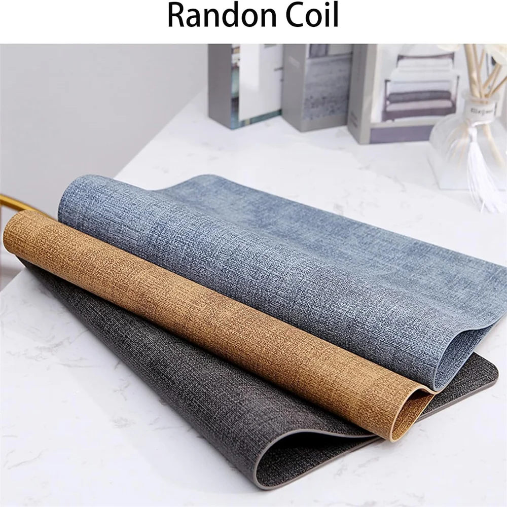 Beidseitige Kunstleder Tischsets – Hitzebeständige, wasserdichte & rutschfeste Platzmatten für Küche & Esszimmer (quadratisch)