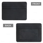 Mini Reise Kartenetui aus PU-Leder – Kompakte Geldbörse mit Echsenprägung, Sichtfenster & Reißverschluss für Damen & Herren