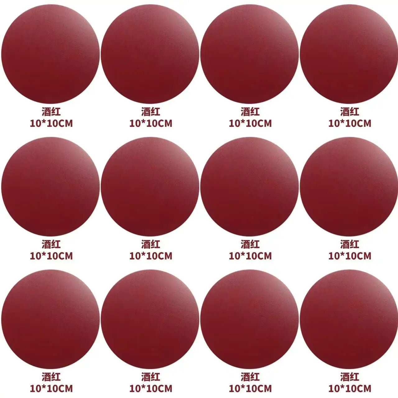 Runder Kunstleder Untersetzer – Wasserdicht & hitzebeständig, stilvolle Tassenunterlage im American Style für Kaffee & Tee