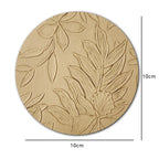 Runder Leder Untersetzer – Rutschfest, hitzeisolierend &amp; wasserdicht im Light-Luxury Design for Büro &amp; Couchtisch 