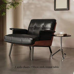 Fauteuil de designer ergonomique au style de luxe italien – Fauteuil élégant et minimaliste avec accoudoirs pour meubles de maison modernes 