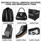 Premium Lederpflege Creme mit Bienenwachs – Reinigungs-, Pflege- &amp; Schutzwachs für Möbel, Autositze, Schuhe &amp; Taschen 