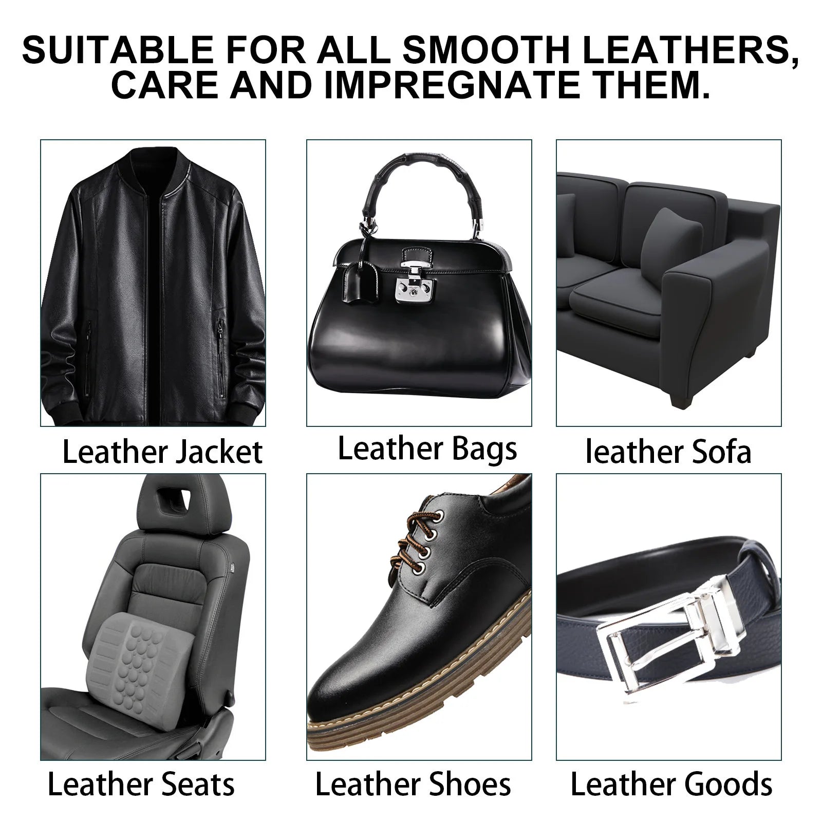 Premium Lederpflege Creme mit Bienenwachs – Reinigungs-, Pflege- & Schutzwachs für Möbel, Autositze, Schuhe & Taschen