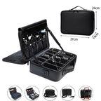 Professioneller Make-up Koffer aus PU Leder - Große Kapazität, Reise &amp; Beauty Organizer, Kosmetik Box
