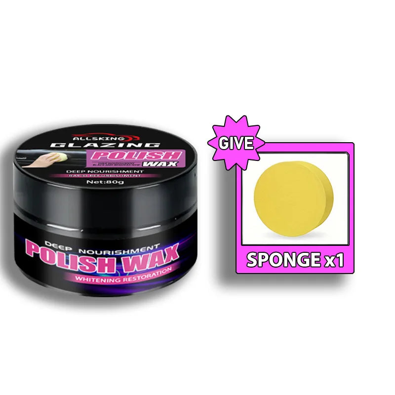 Universelles Leder- & Kunststoff Reparaturwachs – Auto Innenraum Pflegecreme für Leder, Kunststoff & Gummi (110 g)