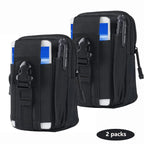 Taktische Handy Gürteltasche EDC - Riñonera compacta para exteriores con más bolsas para todos los días, usos y actividades 