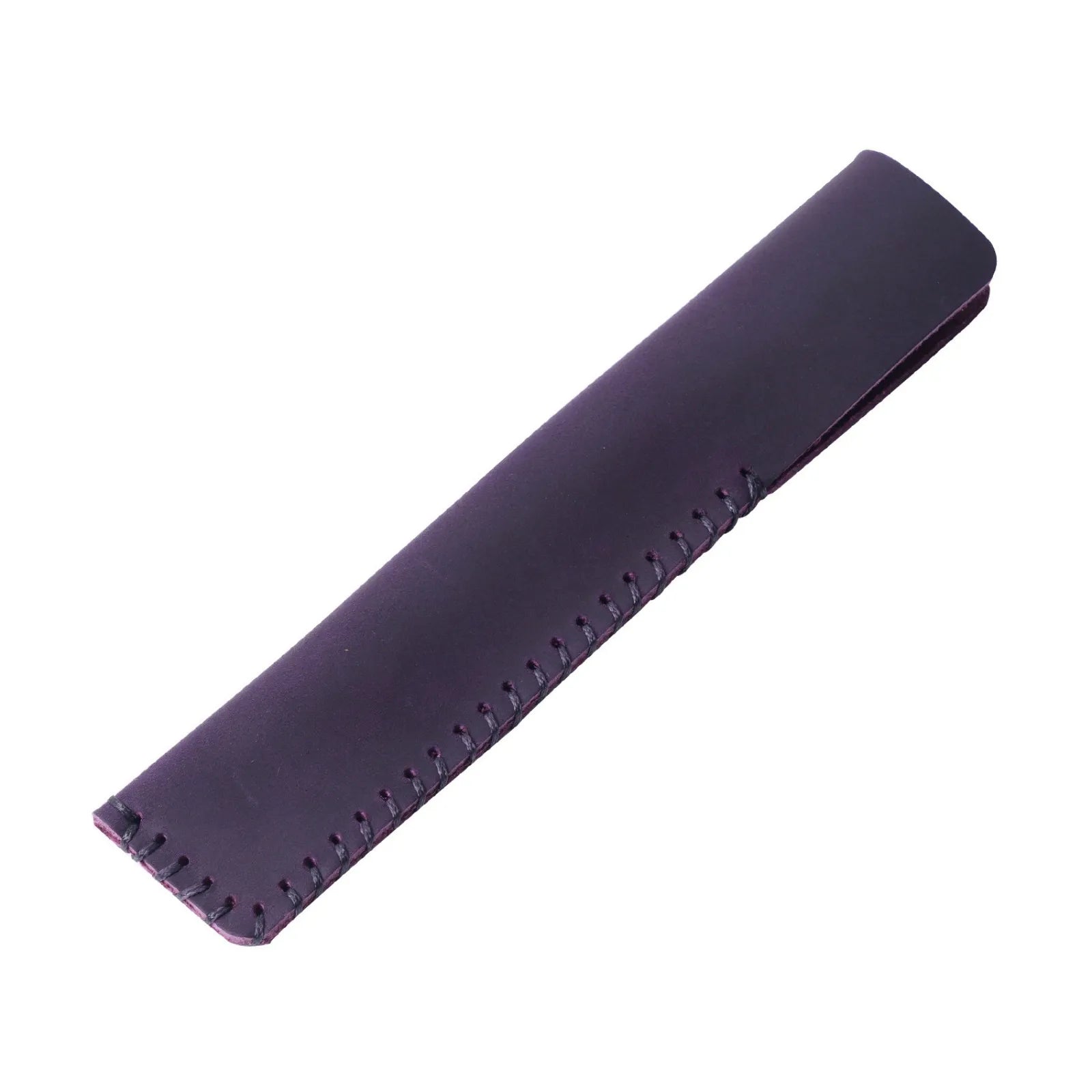 Handgefertigtes Retro Leder Stifteetui aus Rindsleder – Einzel Pen Case aus echtem Leder für Schule &amp; Büro