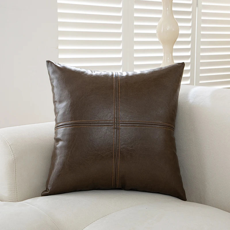 Wasserfestes PU-Leder Rückenlehnenkissen – Großes Kopfteil- & Wandpolster für Bett, Tatami & Schlafzimmer, kratzfest & stoßdämpfend