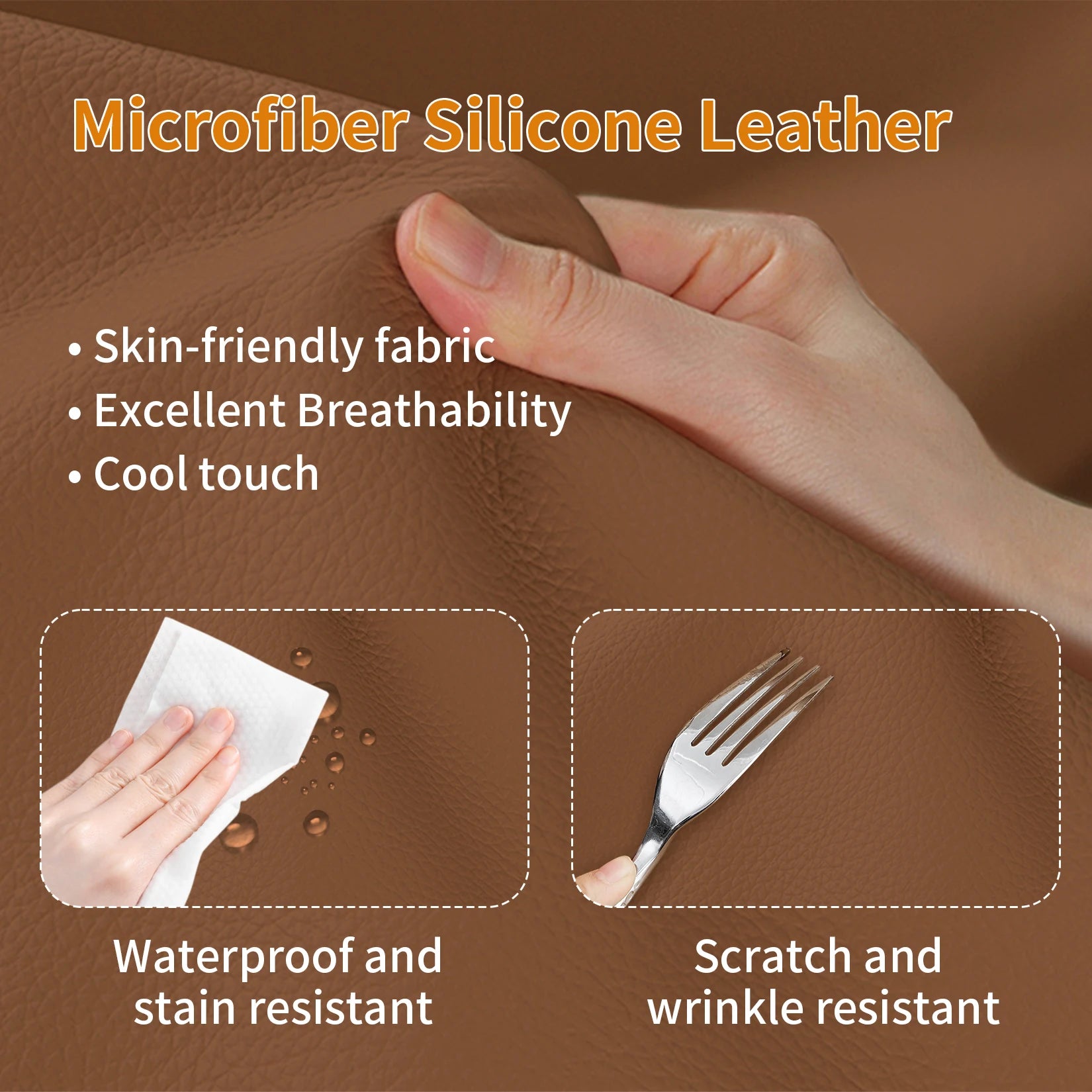 Set aus 2 luxuriösen Esszimmerstühlen aus Mikrofaserleder – Gepolsterte Dining Chairs mit Armlehnen für Küche, Restaurant, Hotel & Büro